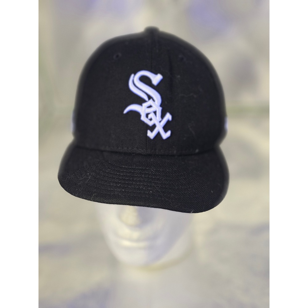 New Era 9FIFTY Chicago White Sox Snapback Hat Black HighLand Script MLB Cap
